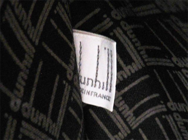 ダンヒル Dunhill ボストンバッグヘリンボーン グレー 灰色 ブラウン レディース 中古_8
