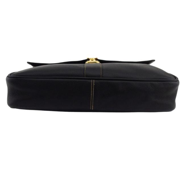 【30％OFF★週末タイムSALE】ダンヒル Dunhill ビジネスバッグ ブラック×ゴールド レディース 中古_5