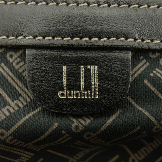 【30％OFF★週末タイムSALE】ダンヒル Dunhill ビジネスバッグ ブラック×ゴールド レディース 中古_8