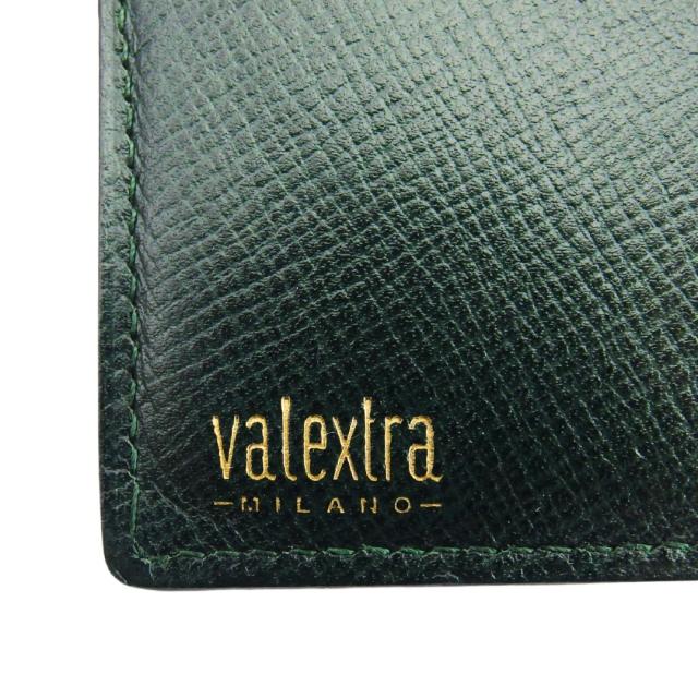 ヴァレクストラ Valextra 札入れ グリーン レディース 中古_7