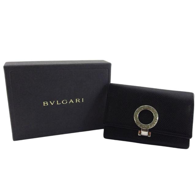【30％OFF★週末タイムSALE】ブルガリ BVLGARI キーケースブルガリブルガリ ロゴクリップ ブラック レディース 中古_9
