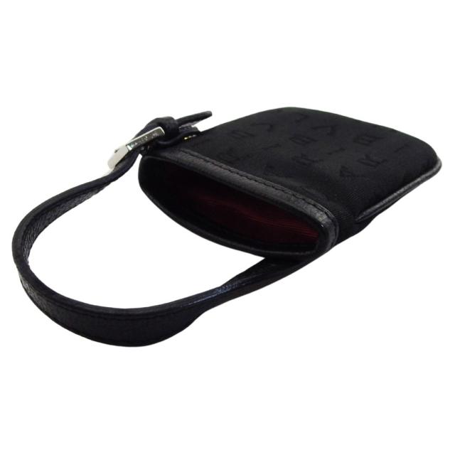 【月末タイムセール】ブルガリ BVLGARI ポーチロゴマニア ブラック×レッド×シルバー レディース 中古_3