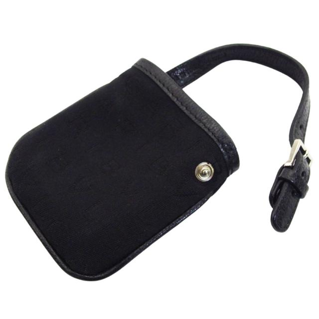 【月末タイムセール】ブルガリ BVLGARI ポーチロゴマニア ブラック×レッド×シルバー レディース 中古_4