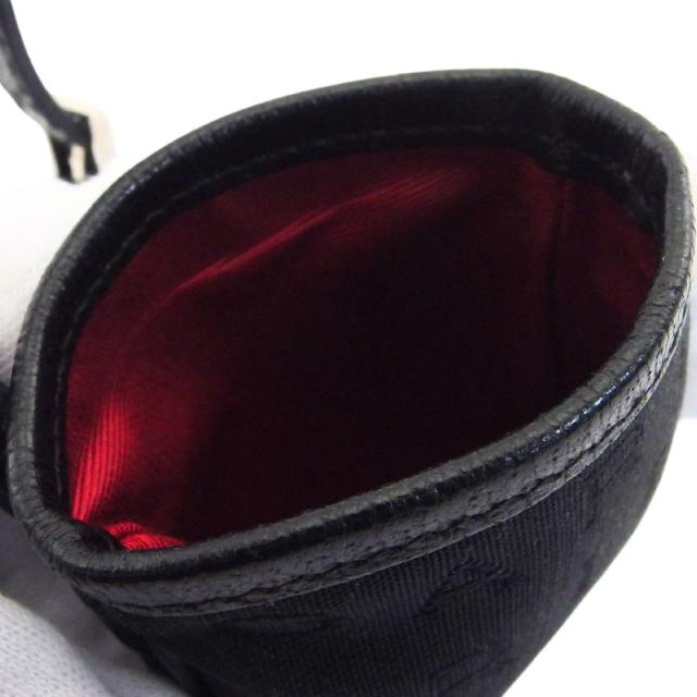 【月末タイムセール】ブルガリ BVLGARI ポーチロゴマニア ブラック×レッド×シルバー レディース 中古_5