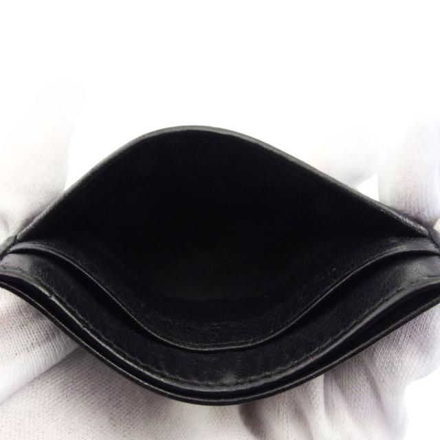 【30％OFF★週末タイムSALE】ミュウミュウ MIUMIU パスケースマテラッセ ブラック×ゴールド レディース 中古_5