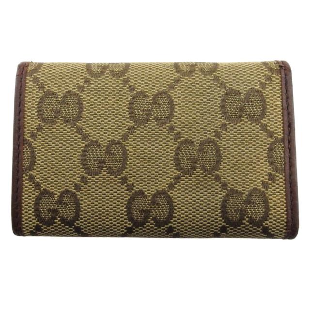 【30％OFF★週末タイムSALE】グッチ GUCCI キーケースGGキャンバス ベージュ ブラウン レディース 中古_1