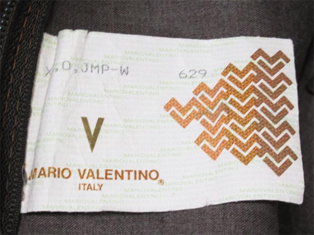 【30％OFF★週末タイムセール】マリオ・ヴァレンティノ MARIO VALENTINO ボストンバッグVマーク ブラウン レディース 中古_8