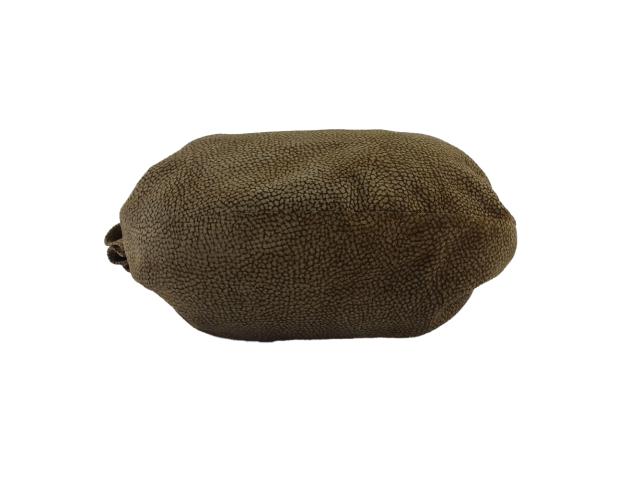 【30％OFF★週末タイムセール】ボルボネーゼ BORBONESE ショルダーバッグうずら柄 redwallタグ付き ベージュ ブラウン レディース 中古_5