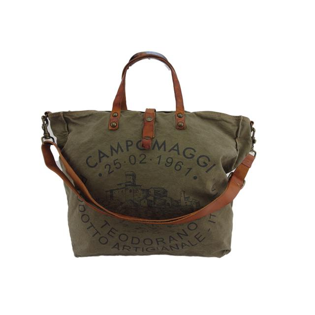 【BIGお買い物ラリー★30%OFFセール中】ショルダーバッグロゴプリント ヴィンテージ加工 カーキ ブラウン ブラック レディース 中古