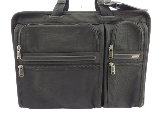 【30％OFF★週末タイムSALE】トゥミ TUMI ビジネスバッグアルファ ALPHA コンパクトラージスクリーンコンピューター ブラック レッド レディース 中古_1