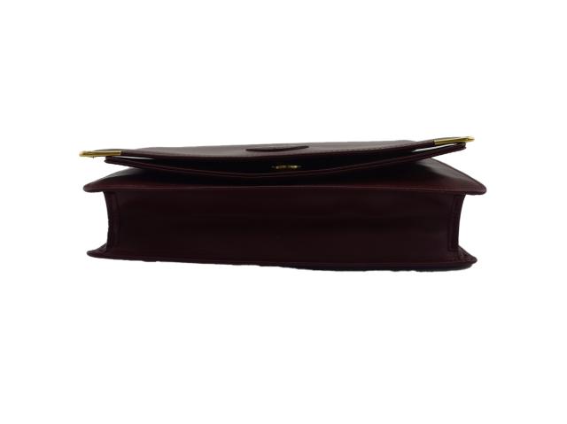 【30％OFF★週末タイムSALE】カルティエ CARTIER クラッチバッグマストライン ボルドー レディース 中古_4