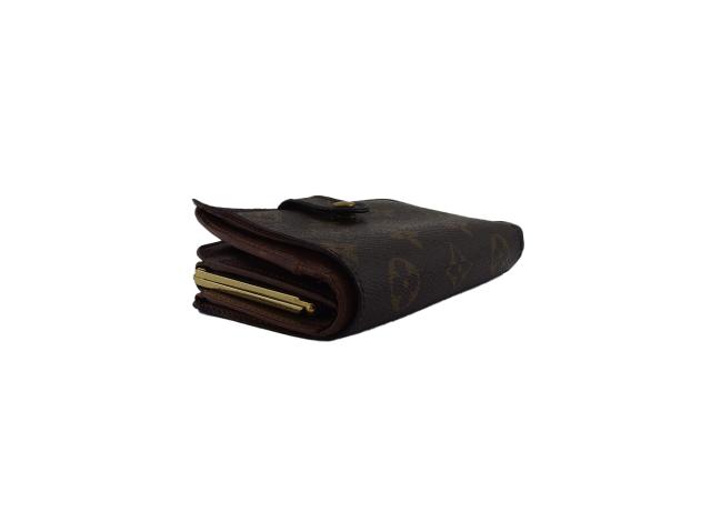 ルイ・ヴィトン LOUIS VUITTON 二つ折り財布モノグラム ポルトフォイユヴィエノワ ブラウン ベージュ レディース 中古_2