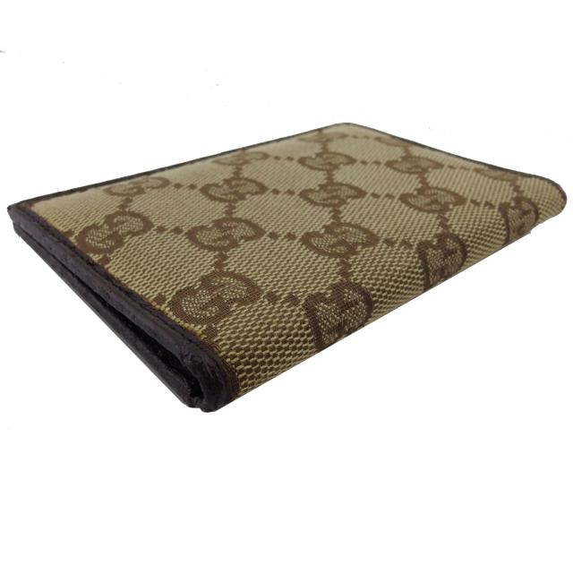 【30％OFF★週末タイムSALE】グッチ GUCCI パスケースGG柄 ブラウン×ベージュ レディース 中古_3