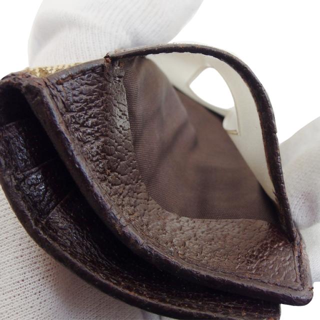 【30％OFF★週末タイムSALE】グッチ GUCCI パスケースGG柄 ブラウン×ベージュ レディース 中古_6