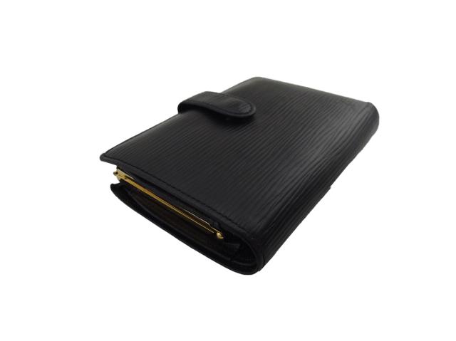 ルイヴィトン エピ ブラック ポルトモネ ビエ ヴィエノワ がま口 折り