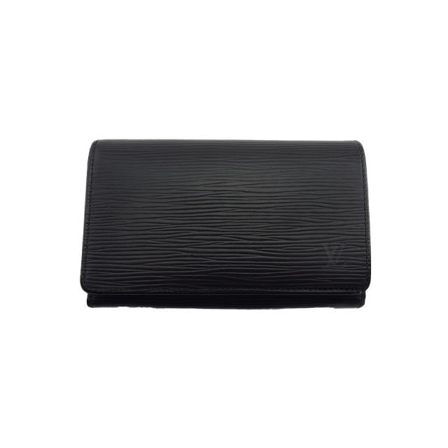 【BIGお買い物ラリー★30%OFFセール中】ルイ・ヴィトン LOUIS VUITTON 長財布エピ ポルトモネビエトレゾール ブラック レディース 中古