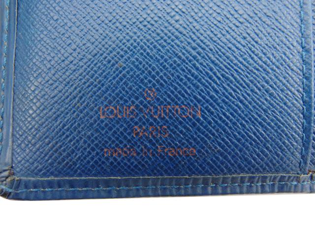ルイ・ヴィトン LOUIS VUITTON 二つ折り財布エピ ポルトモネ ビエ ヴィエノワ サフィール レディース 中古_7