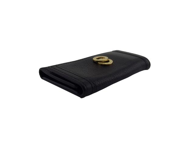 【月末タイムセール】ブルガリ BVLGARI キーケースドッピオトンド ブラック レディース 中古_3