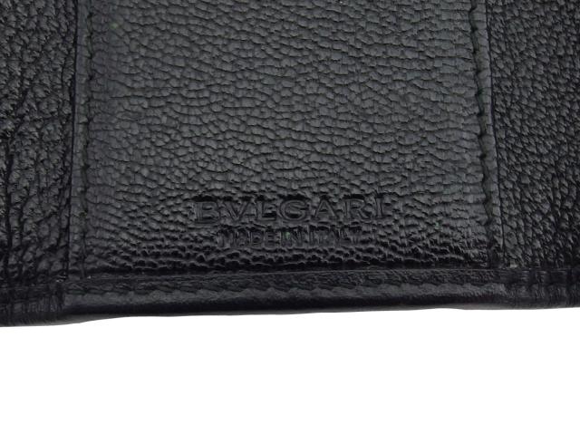 【月末タイムセール】ブルガリ BVLGARI キーケースドッピオトンド ブラック レディース 中古_8