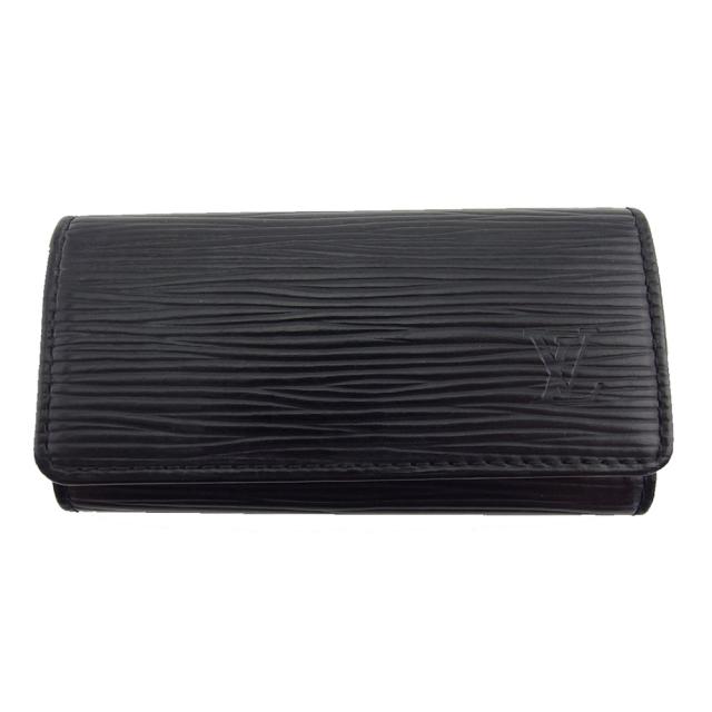 【BIGお買い物ラリー★30%OFFセール中】ルイ・ヴィトン LOUIS VUITTON キーケースエピ ミュルティクレ4 ブラック レディース 中古