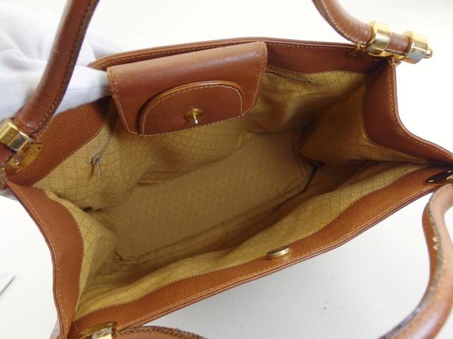 【月末タイムセール】グッチ GUCCI ハンドバッグ ブラウン×ベージュ レディース 中古_5