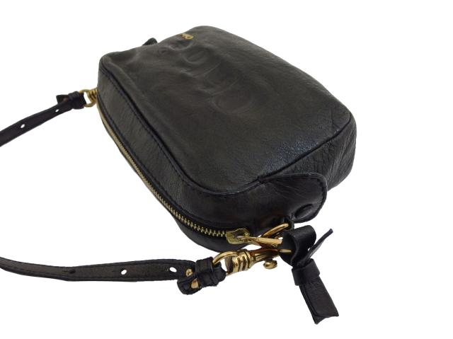 【週末タイムセール】クロエ Chloe ショルダーバッグ ブラック×ゴールド レディース 中古_3