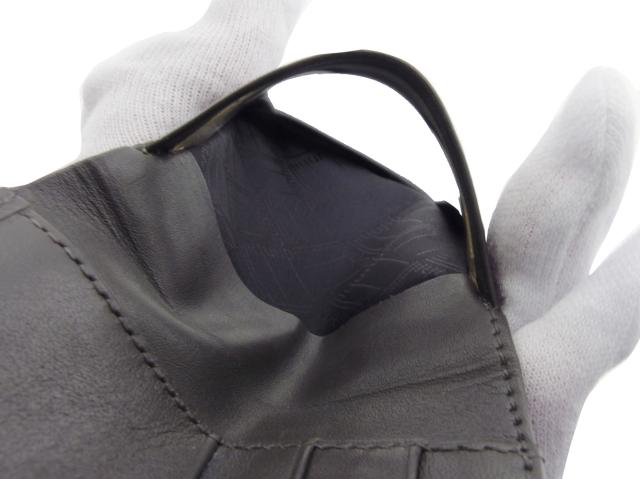 ダンヒル Dunhill 札入れ グレー×ゴールド レディース 中古_7