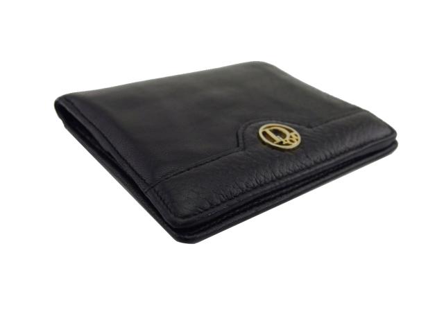 ディオール Dior コインケース ブラック×ゴールド レディース 中古_2