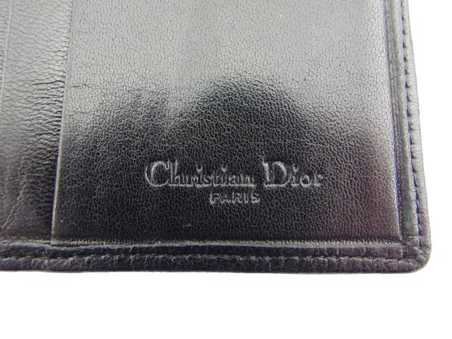 ディオール Dior コインケース ブラック×ゴールド レディース 中古_8