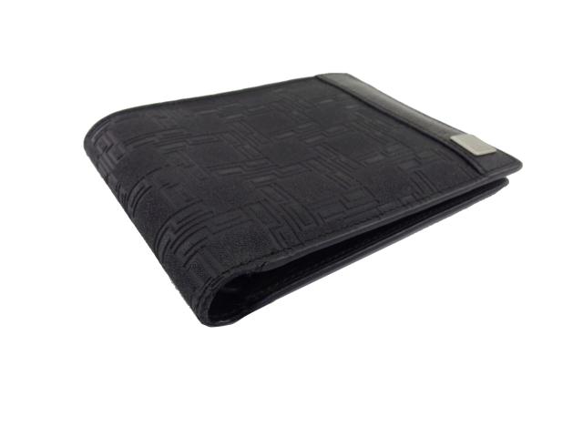 ダンヒル Dunhill 二つ折り財布ディーエイト ディーエイト ブラック×シルバー レディース 中古_2