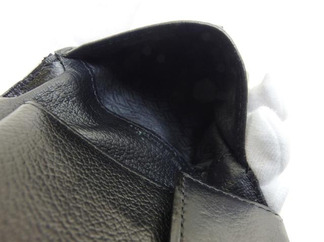 ダンヒル Dunhill 二つ折り財布ディーエイト ディーエイト ブラック×シルバー レディース 中古_6