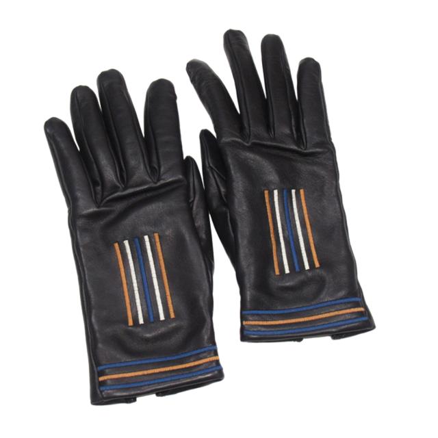 エルメス HERMES H金具 手袋 グローブ 子羊革 7 1/2 エルメス HERMES GLOVE エルメス HERMES H金具 手袋 グローブ