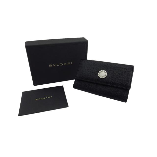 ✨未使用に近い✨　ブルガリ　キーケース　ビーゼロワン　6連　本革　レザー　黒 ブルガリ キーケース 6連 ビーゼロワン レザー 黒 ロゴクリップ