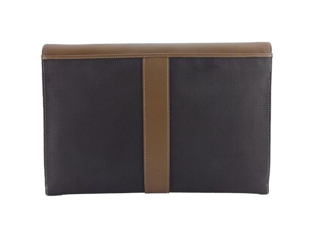 【BIGお買い物ラリー★30%OFFセール中】ダンヒル Dunhill ビジネスバッグヘリンボーン グレー 灰色 ブラウン レディース 中古 ダンヒル Dunhill ビジネスバッグヘリンボーン グレー 灰色 ブラウン