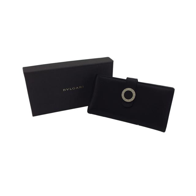 【BIGお買い物ラリー★30%OFFセール中】ブルガリ BVLGARI 長財布コローレ ブラック レディース 中古