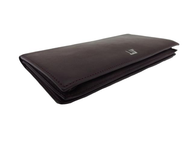 ダンヒル Dunhill 札入れロングテールロゴ ブラウン レディース 中古_2