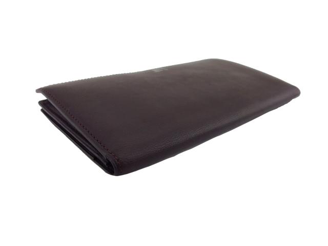 ダンヒル Dunhill 札入れロングテールロゴ ブラウン レディース 中古_3