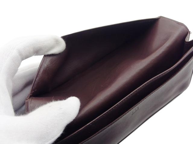 ダンヒル Dunhill 札入れロングテールロゴ ブラウン レディース 中古_7