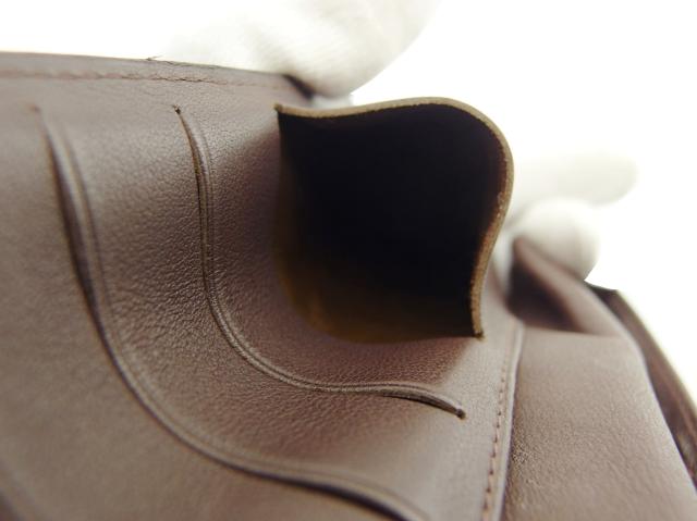 ダンヒル Dunhill 札入れロングテールロゴ ブラウン レディース 中古_8