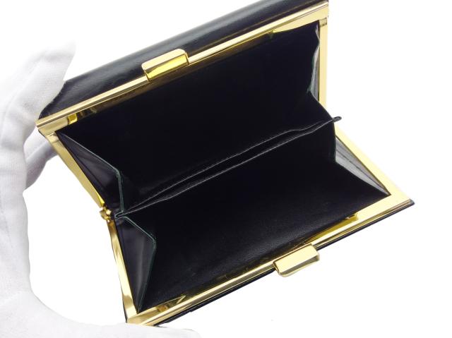 【X'masセール★30%OFF】ジバンシィ GIVENCHY 二つ折り財布ロゴプレート ブラック グリーン レディース 中古 ジバンシィ GIVENCHY 二つ折り財布ロゴプレート ブラック グリーン