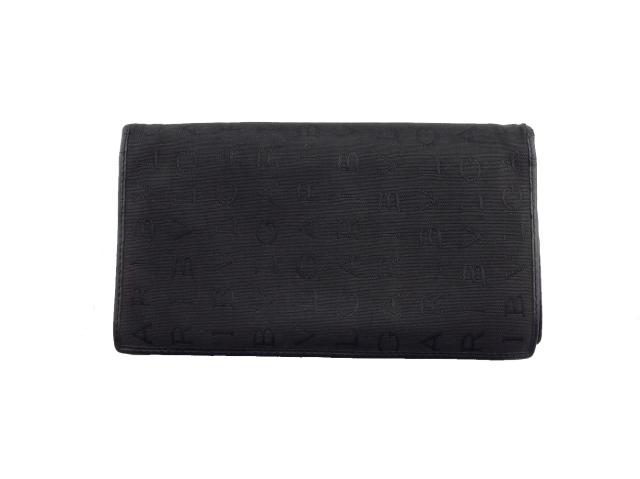 ブルガリ BVLGARI 長財布ロゴマニア ブラック レディース 中古