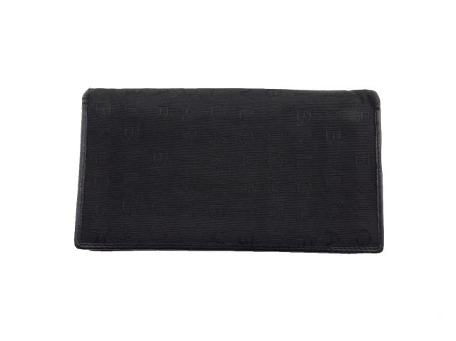 ブルガリ BVLGARI 長財布ロゴマニア ブラック レディース 中古