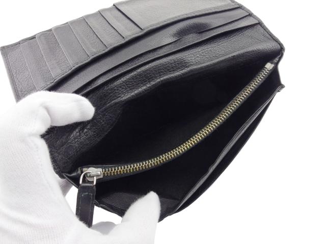 ブルガリ BVLGARI 長財布ロゴマニア ブラック レディース 中古_6