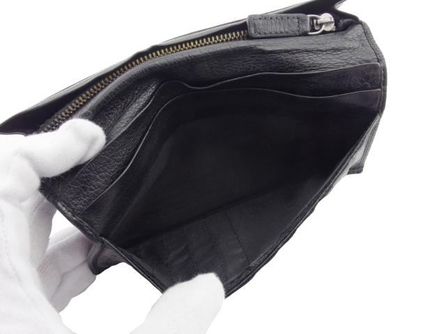 ブルガリ BVLGARI 長財布ロゴマニア ブラック レディース 中古