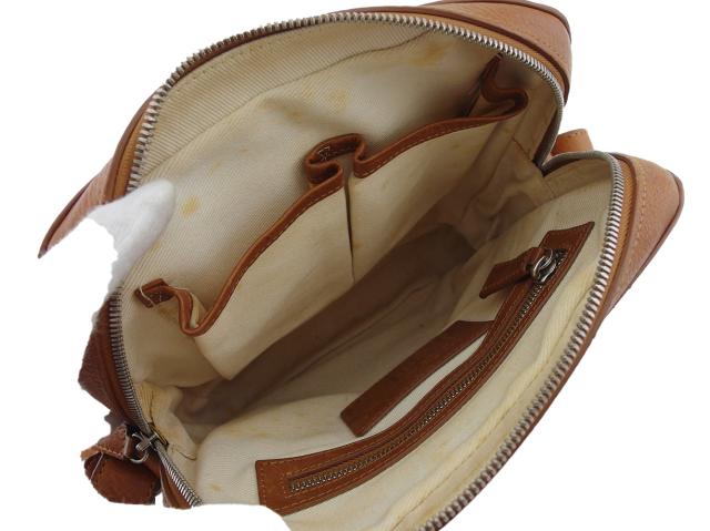 【週末タイムセール】ダンヒル Dunhill ショルダーバッグ ブラウン×シルバー レディース 中古_6
