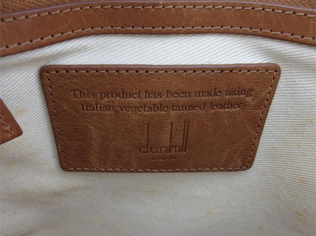【週末タイムセール】ダンヒル Dunhill ショルダーバッグ ブラウン×シルバー レディース 中古_8