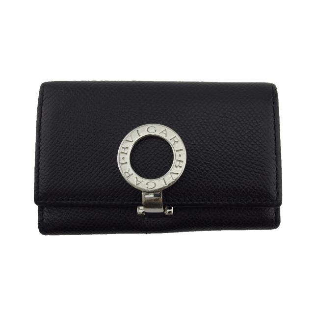 【BIGお買い物ラリー★30%OFFセール中】ブルガリ BVLGARI キーケースブルガリブルガリ ブラック レディース 中古