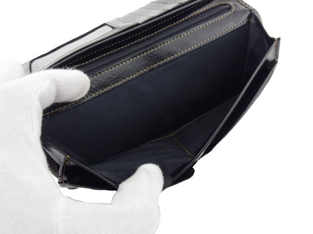 極美品✨】ダンヒル オーガナイザー 長財布 シルバーロゴ ブラック