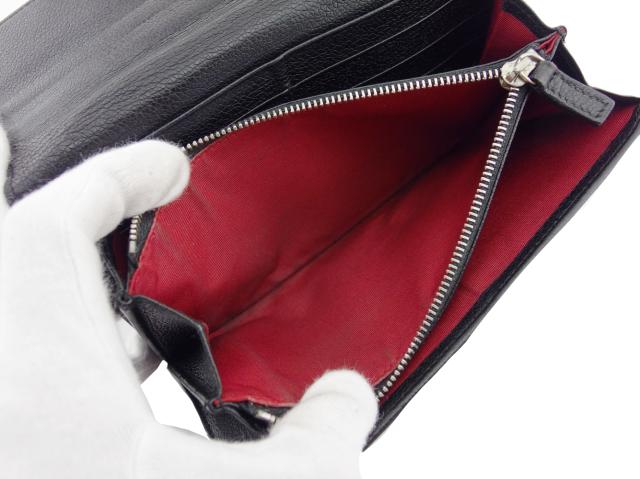 未使用✨BVLGARI ブルガリ Wホック 長財布 ロゴマニア ブラック