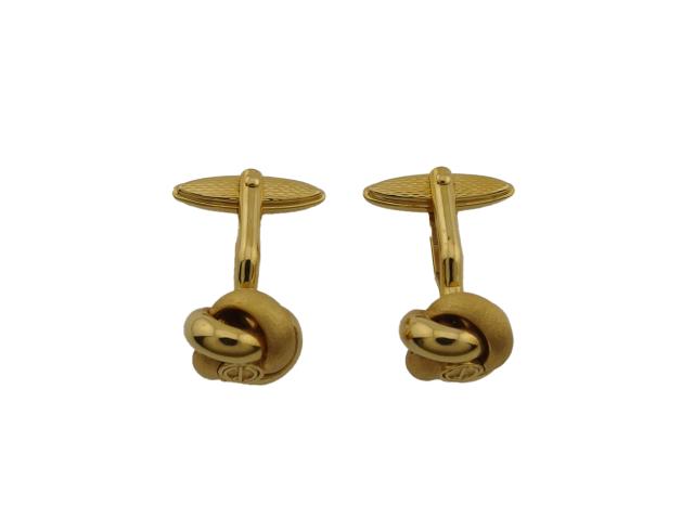 ダンヒル Dunhill カフスdマーク スウィヴル式 ゴールド レディース 中古